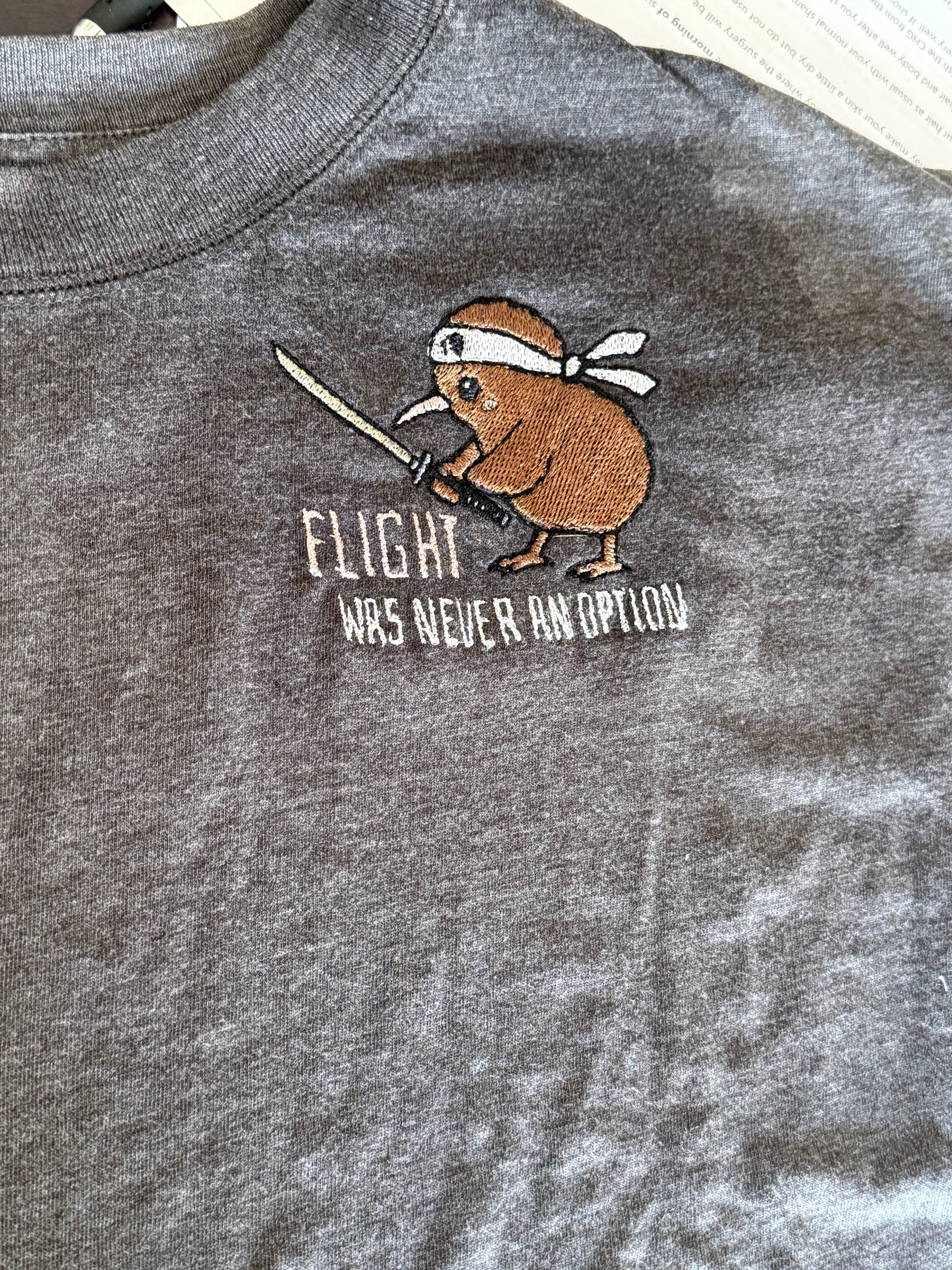 Flight Was Never an Option- Kiwi